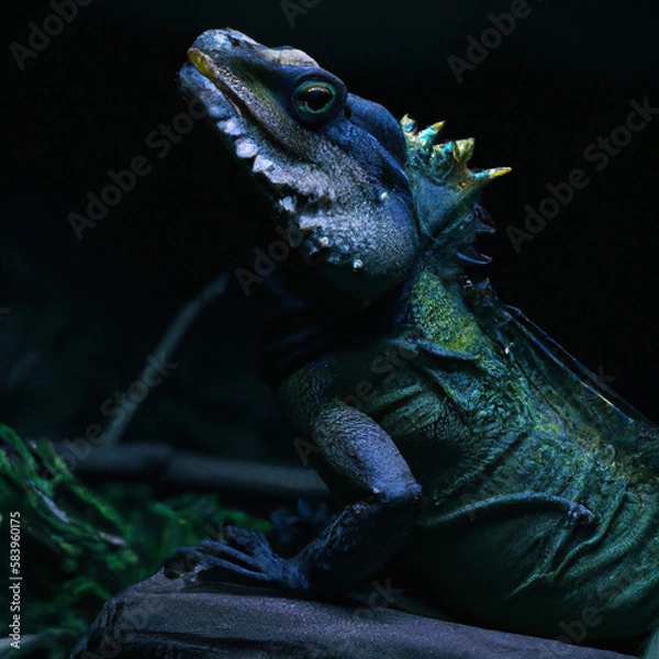 Obraz Macro iguana