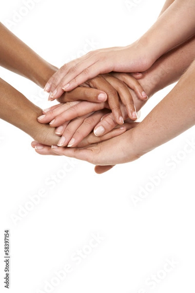 Obraz group of hands