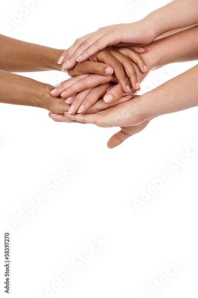 Obraz group of hands