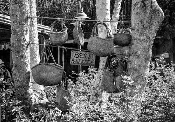 Obraz hanging bags and purses