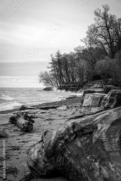 Obraz landscape with a river