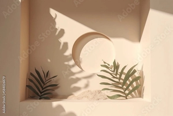 Obraz plant in front af a wall 