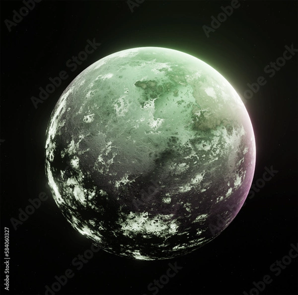 Obraz Planet, space, 3d illustration, 3d rendering