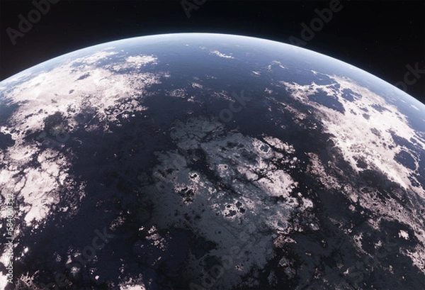 Obraz Planet, space, 3d illustration, 3d rendering