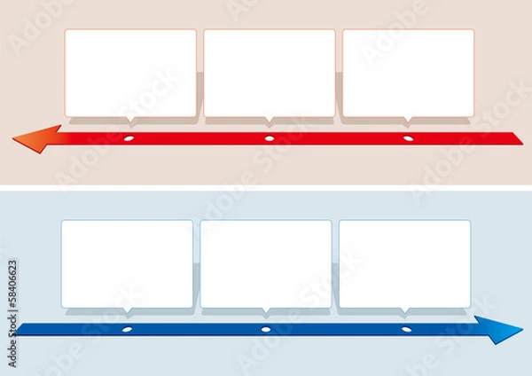 Obraz タイムラインと吹き出し