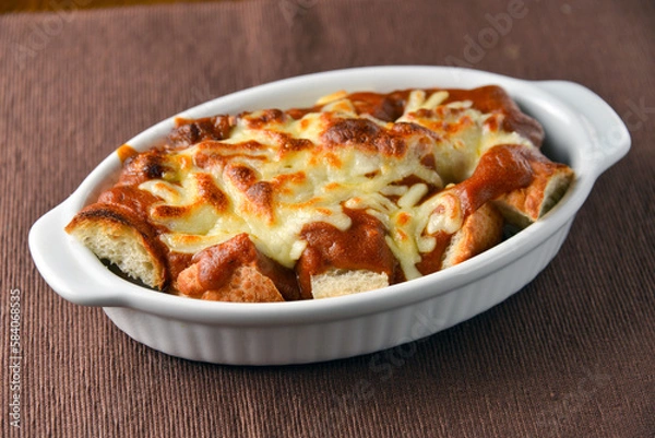 Obraz パングラタンを食べる