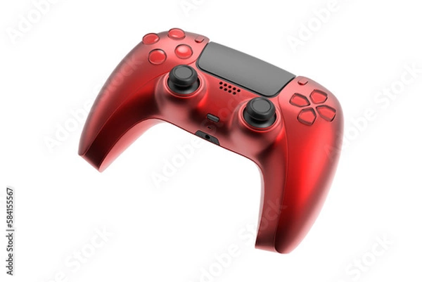 Fototapeta red video game controller