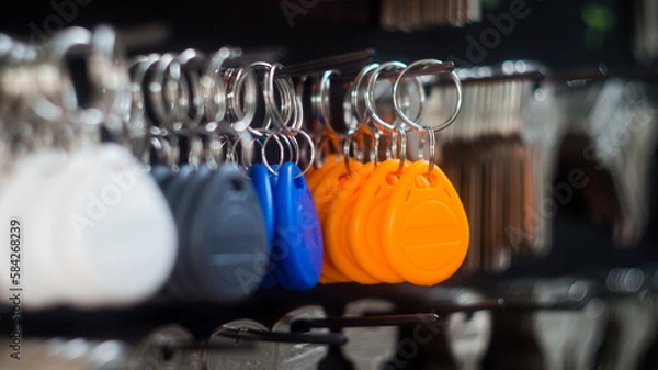 Obraz keys and chips for the intercom