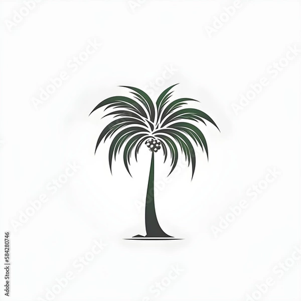 Obraz plam tree logo