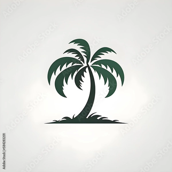 Obraz palm logo