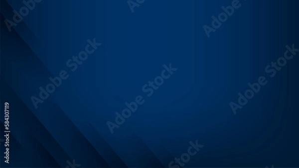 Obraz Navy geometric banner. Abstract vector wallpaper