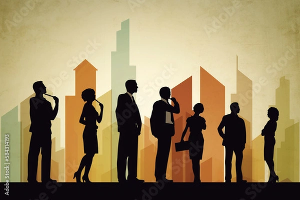 Obraz Corporate Team Diversity