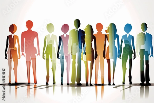 Obraz Corporate Team Diversity