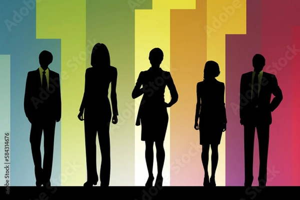 Obraz Corporate Team Diversity