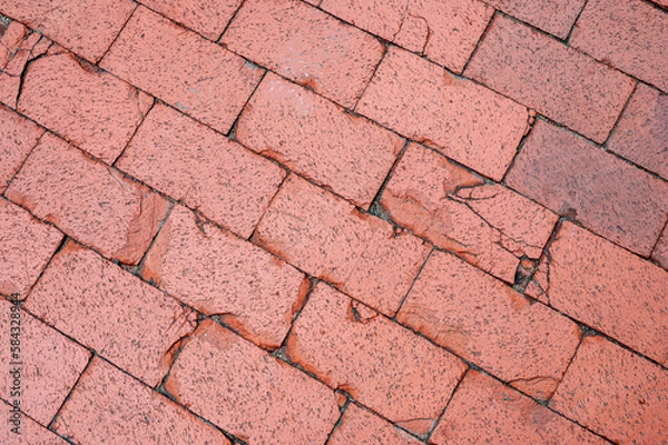 Fototapeta red brick wall texture
