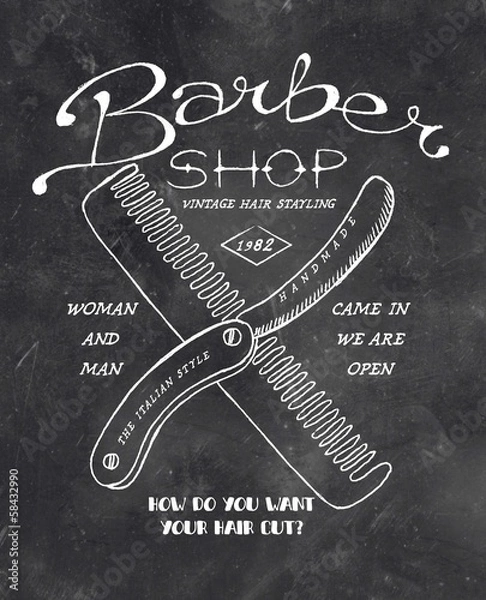 Fototapeta Barber shop