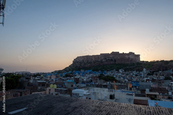 Obraz Paysage ville inde