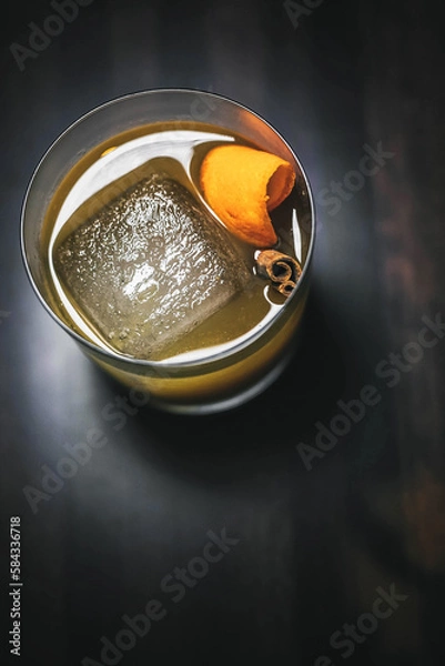 Obraz Cocktail with fruit garnish