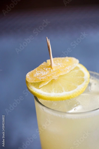 Obraz Cocktail with fruit garnish