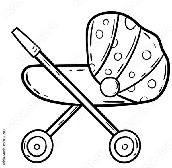 Obraz Vector Baby Shower