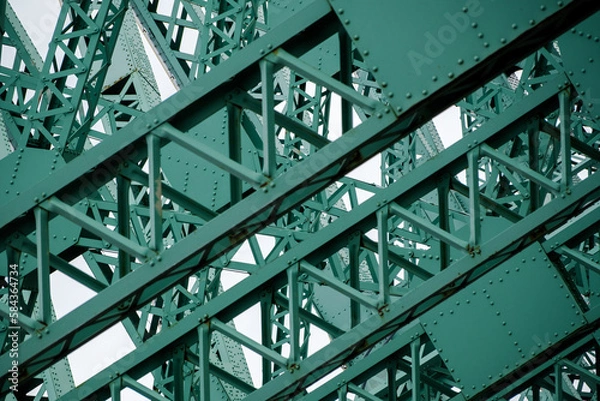 Fototapeta Bridge beams abstract