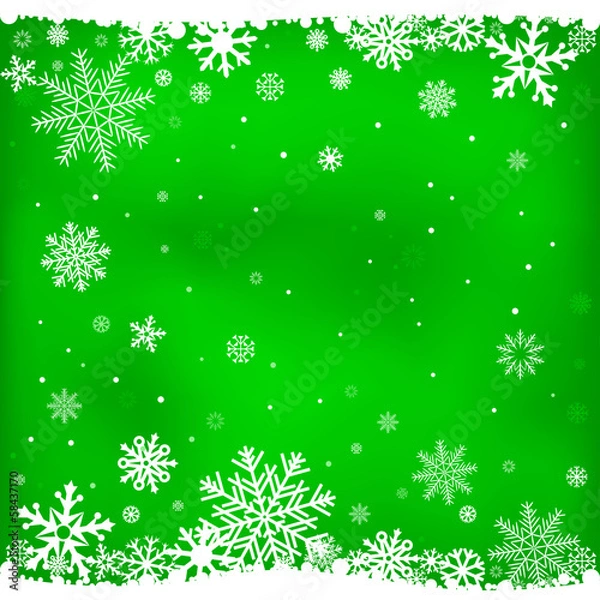 Obraz green snow mesh background