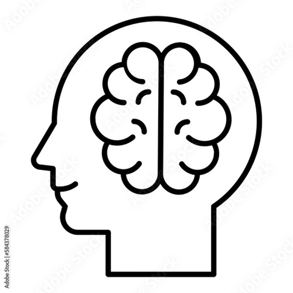 Obraz Knowledge Outline Icon