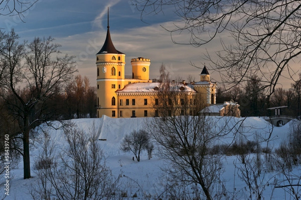 Obraz Mariental castle in winter
