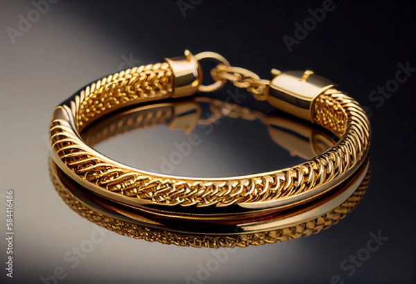 Fototapeta gold bracelets 05