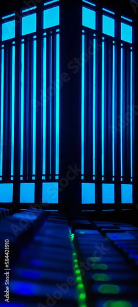 Obraz lighting columns in the hall