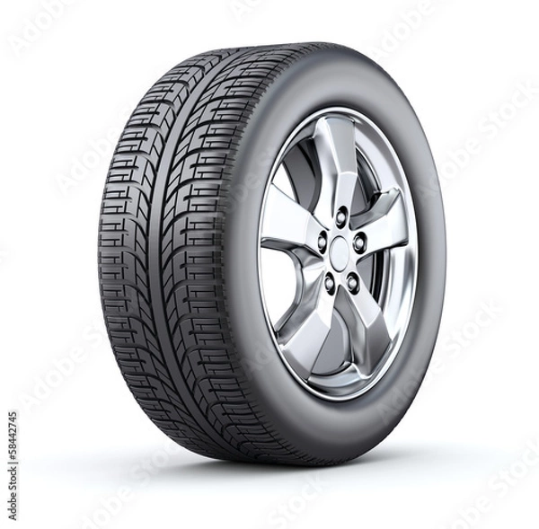Fototapeta Koło samochodowe