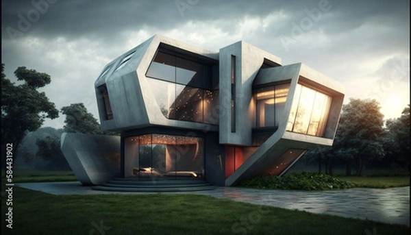 Obraz Modern building. ai	
