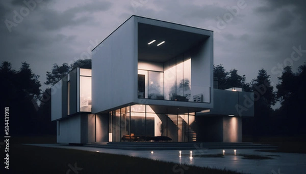 Obraz Modern building. ai	
