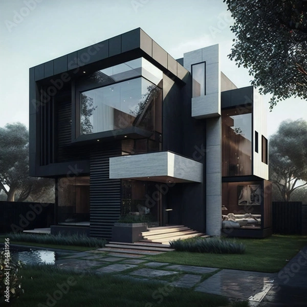 Obraz Modern building. ai	
