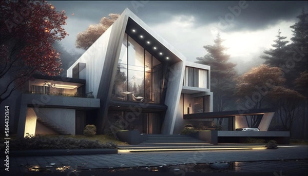 Obraz Modern building. ai	
