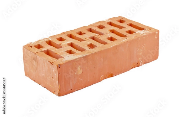 Fototapeta red brick isolated