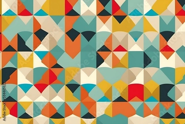 Fototapeta abstract geometric background