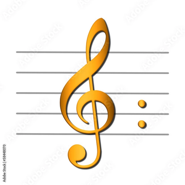 Obraz Chiave di sol 123