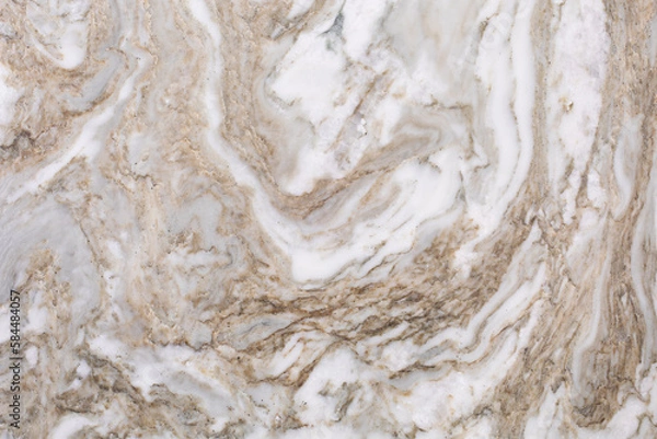 Fototapeta White and brown quartzite pattern