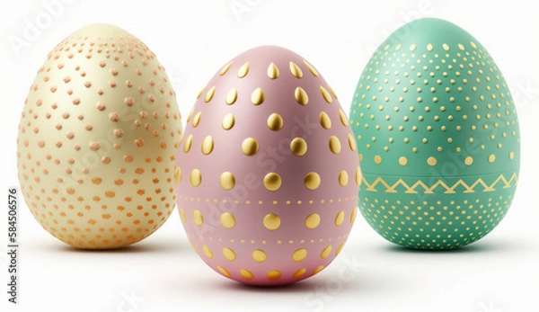 Obraz Easter Eggstravaganza: Discover the Joy of Colorful Easter Eggs!