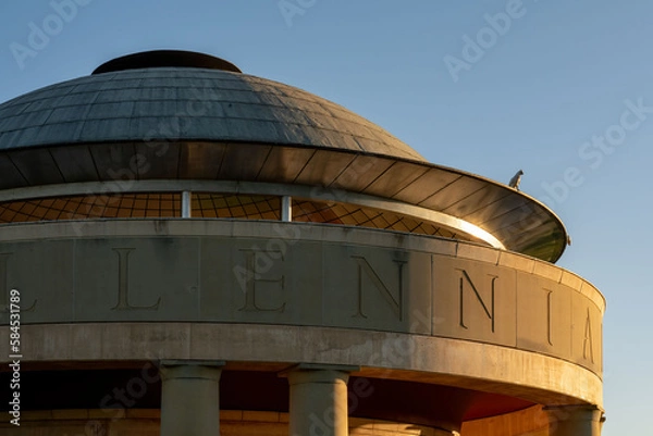 Fototapeta Detail of dome roof on the Federation Pavilion in Centennial Park, Paddington, Sydney, New South Wales, Australia. Commemorates the proclamation of the Commonwealth of Australia.  
