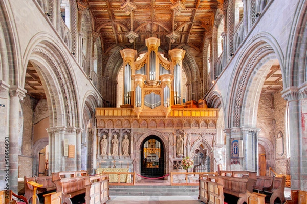 Fototapeta St. Davids Cathedral, Wales, UK