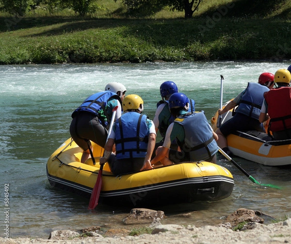 Obraz rafting