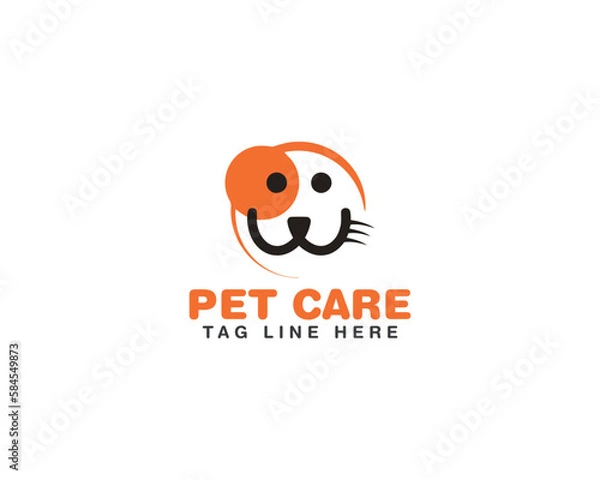 Obraz pet care logo design