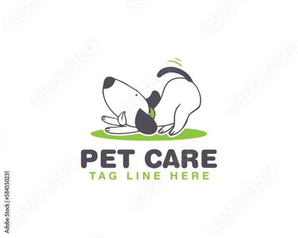 Obraz pet care logo design
