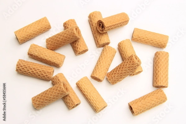 Fototapeta Waffelröllchen
