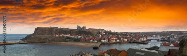 Fototapeta Whitby, Yorkshire, Engalnd