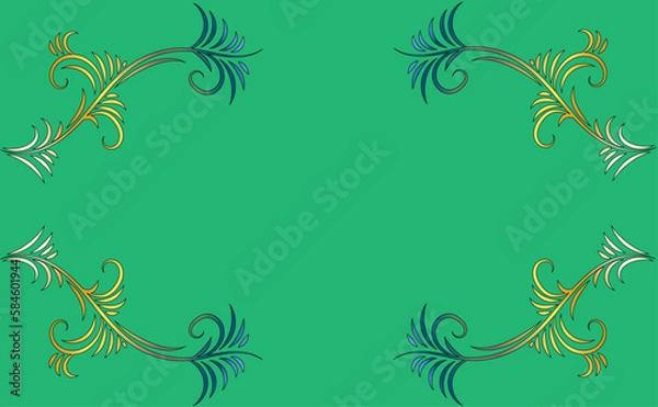 Obraz abstract floral background