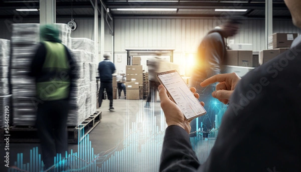 Obraz Logistik Business, Generative AI