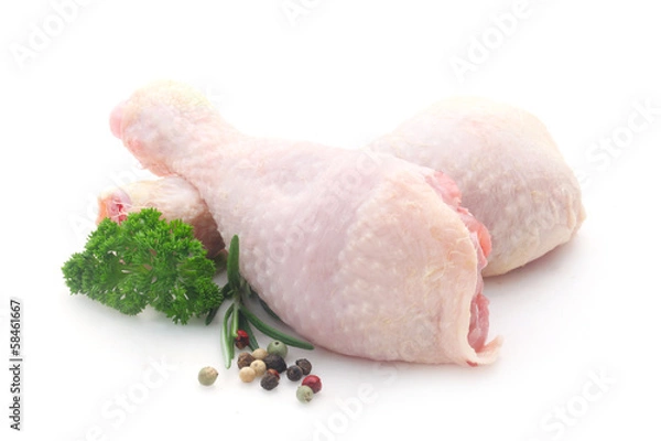 Obraz Raw Chicken Drumsticks
